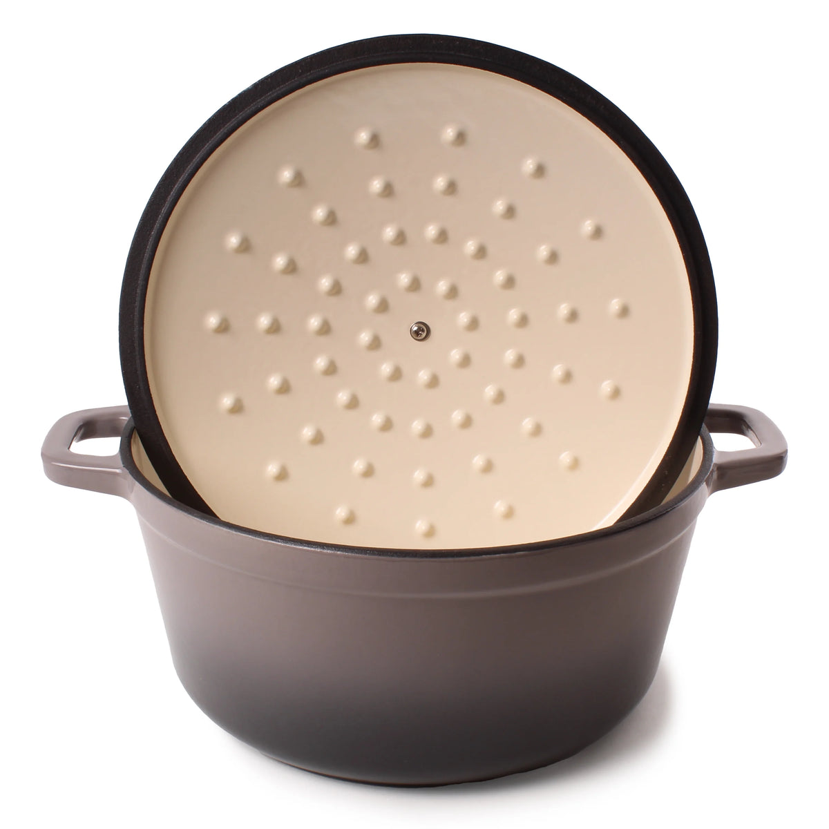 BergHOFF Neo 4Pc Cast Iron Set: 3qt. Covered Dutch Oven & 7qt. Covered Stockpot, Blue