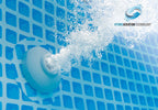 Intex 26701EH 10ft x 30in Prism Frame Above Ground Circle Swimming Pool & Filter Pump, Gray