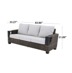 Better Homes & Gardens Rockport Outdoor Wicker Sofa, Brown