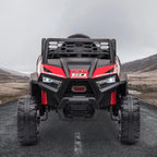 TOBBI 12V Kids Electric off-Road UTV Truck Car Battery Powered Ride on Toys for Girls with LED Headlights, Music, Horn