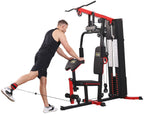 Fitvids LX750 Home Gym System Workout Station with 330 Lbs of Resistance, 122.5 Lbs Weight Stack, One Station, Comes with Installation Instruction Video, Ships in 5 Boxes