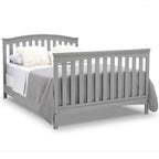 Delta Children Waverly 6-in-1 Convertible Baby Crib. Grey