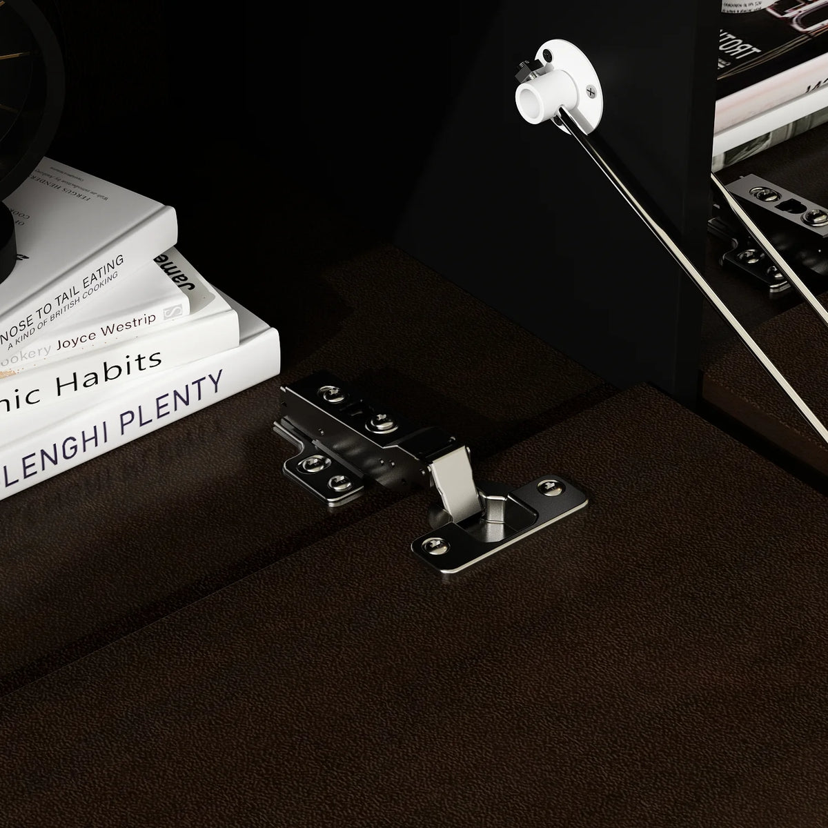 KULAGAGA 71.7" Wide TV Stand with 3 Flip-Down Drawers,Modern Media Console Table & Entertainment Center,Dark Brown