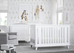 Delta Children Ava 3-in-1 Convertible Baby Crib. White