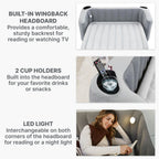 Bestway Wingback 17" Queen Air Mattress with Built-in Pump