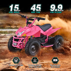 Aoemoe 500W Ride-On Racer �C 15mph Speed, 36V Battery, 45�C60 Min Play, Blue