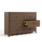 Storkcraft Casablanca 6 Drawer Nursery Dresser, Sage