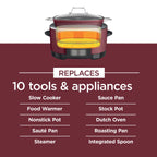 Ninja Foodi Possible Cooker 8.5qt Multi-Cooker, Cherry Tarte, MC1000WM