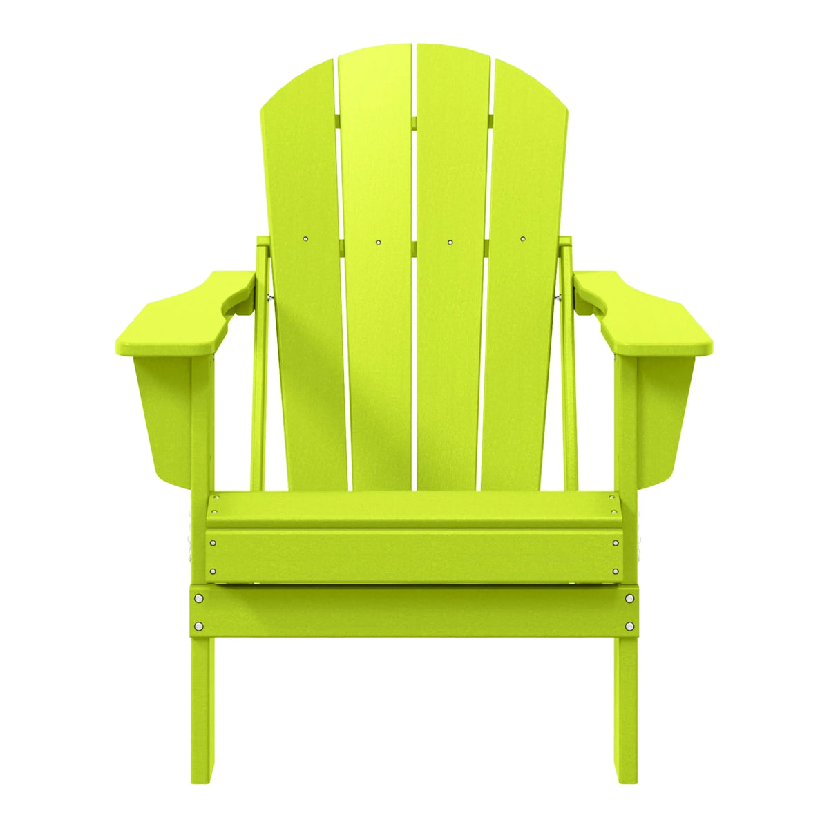 Westintrends Outdoor Folding HDPE Adirondack Chair, Patio Seat, Weather Resistant, Dark Brown