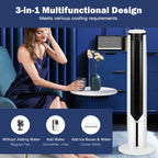 Costway 3-In-1 Evaporative Air Cooler 41'' Portable Tower Fan Humidifier
