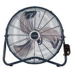 Lasko Max Performance 20" High Velocity Floor Fan, Wall Mount Option, Gray, H20610