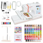 Poolin EOC05 Embroidery Machine 4x9.25" Area, 7" Touch Screen with kit