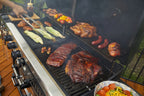 Pit Boss Memphis Ultimate Gas and Charcoal Combo Grill with Electric Smoker