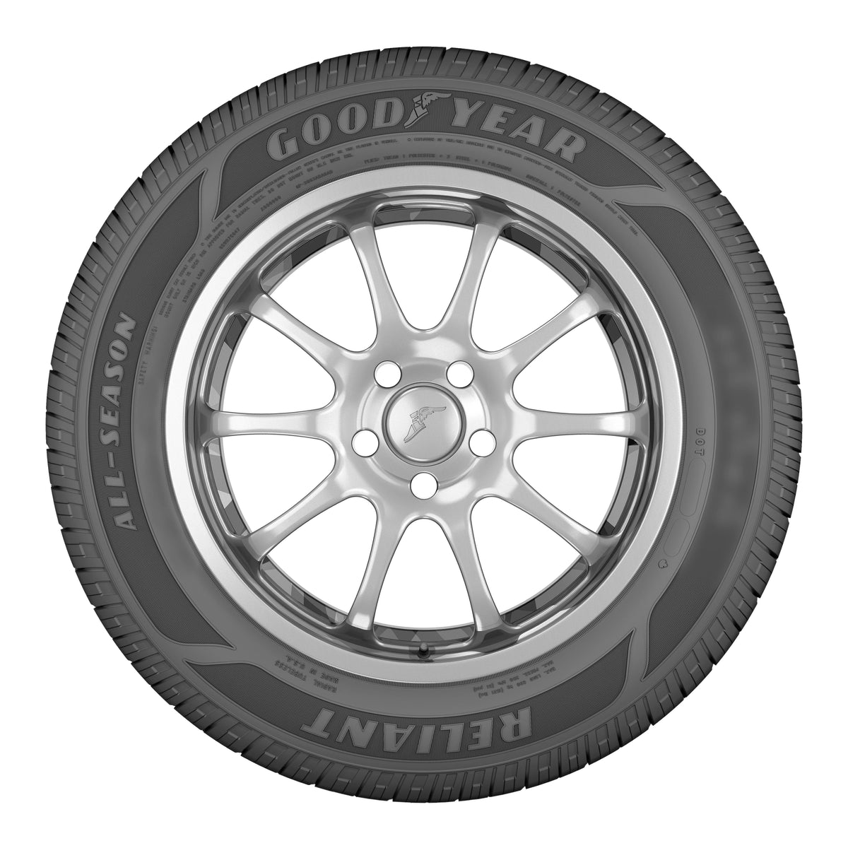 Goodyear Reliant All-Season 195/60R15 88V All-Season Tire Fits: 2007-11 Ford Focus SE, 2005-06 Ford Focus ZX4