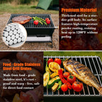 Portable Gas/Charcoal Grill �C Foldable BBQ & Fire Pit for Outdoor Cooking, Camping, Tailgating,  & Backyard