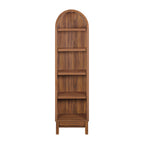 Better Homes & Gardens Juliet Narrow Arch Bookcase, Deep Green and Light Honey