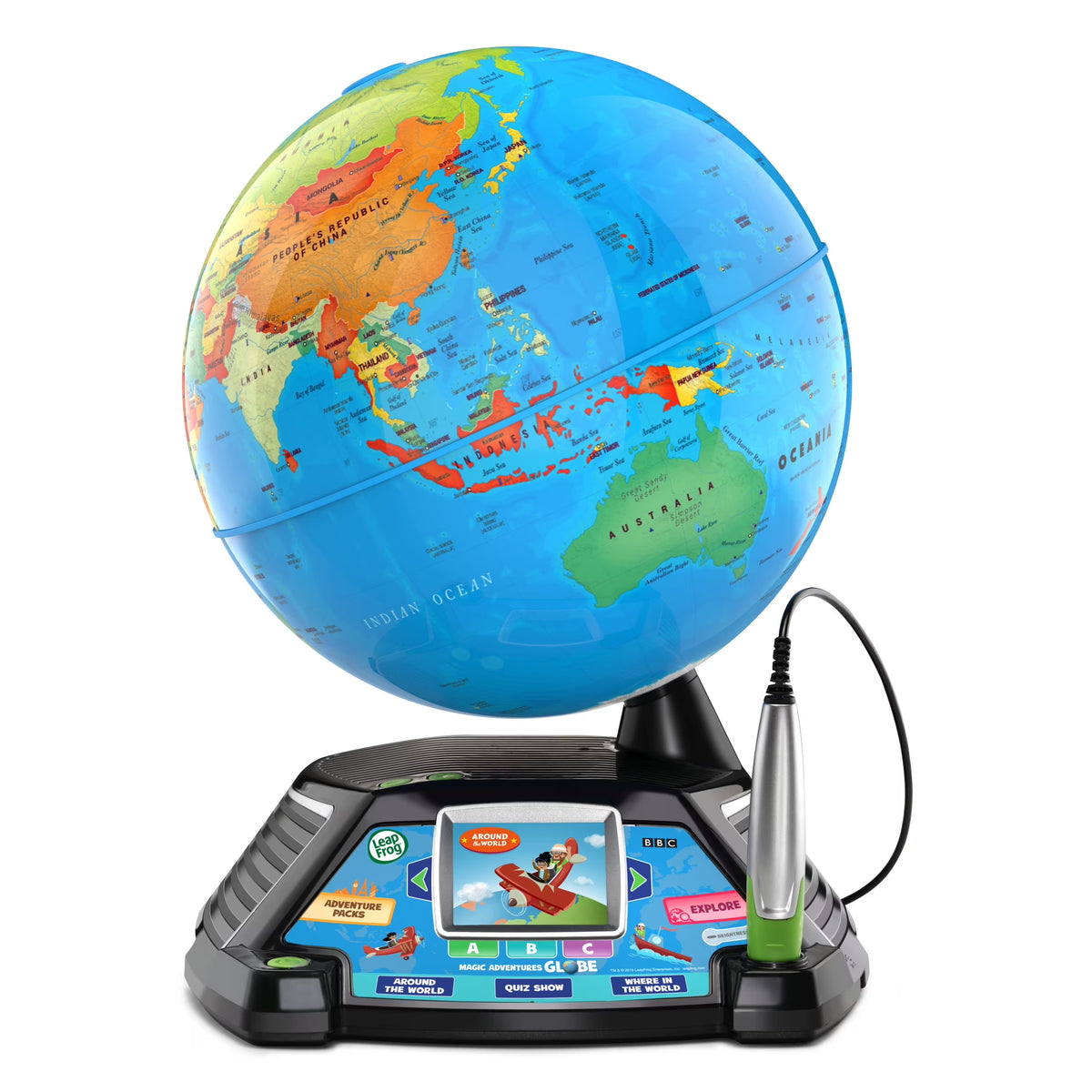 LeapFrog Magic Adventures Globe with Accessories, Baby and Toddler Toys