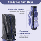 Ultimate Women’s Complete Golf Club Set Golf Club Package Set w/ Rain Hood, Right Hand Purple