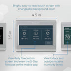 Honeywell Wi-Fi Smart Color Thermostat, 7 Day Programmable,Touch,Alexa Ready