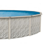 Lake Effect Pools Meadows 12' Round 52" Wall Above-Ground Swimming Pools, Full Start-up Kit