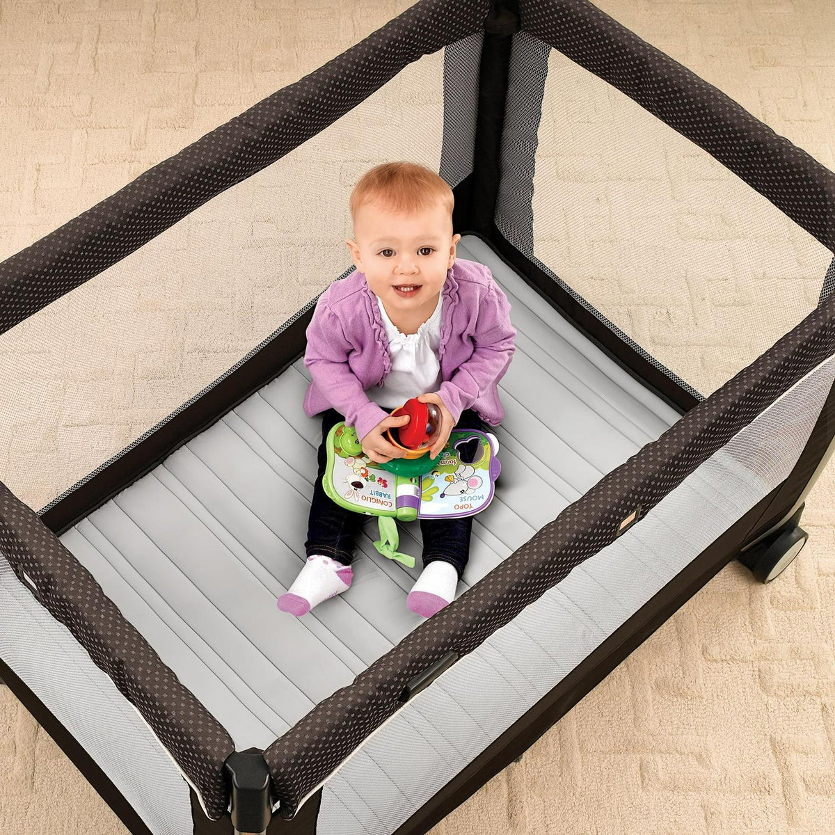 Chicco Lullaby Dream Playard - Latte (Brown)
