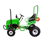 Massimo Mini Tractor 110cc 2WD Gas Go Kart �C Kids & Youth Ride-On Utility Vehicle �C Green