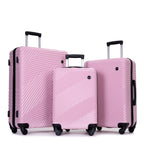 Tripcomp Luggage 3 Piece Set,Suitcase with Spinner Wheels Hardside Lightweight Luggage 20in24in28in.(Blue)