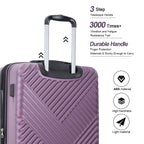 10 Piece Luggage Set Lightweight Suitcase Set with 7PCS Organizer Bags Suitcase with TSA Lock Spinner Wheels(Black)