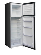 ARCTIC CHEF - 10 Cu Ft Top-Freezer Apartment-size Retro Refrigerator - Black