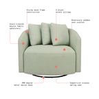 Beautiful Drew Accent Chair by Drew Barrymore, Cream Boucle