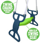 XDP Recreation All Star Playground Metal Swing Set for up to 7 Children