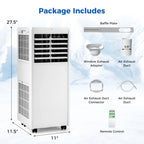 Gymax 8000 BTU portable air conditioner air cooler portable ac portable ac unit floor air conditioner