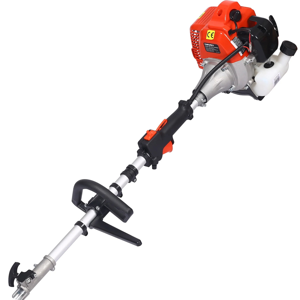 Power Snow Sweeper Brush Machine, 52cc Gasoline Walk-Behind Power Broom for Artificial Lawn Dirt Debris, 24" X 9" Brush, EPA Approved