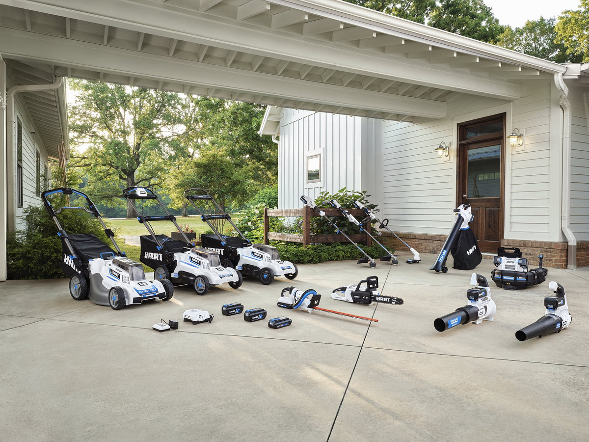 HART 40-Volt Cordless 20-inch Brushless Self Propelled Mower Kit, (1) 6.0 Ah Lithium-Ion Battery
