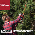 Hyper Tough 20V Max 22-inch Cordless Battery Powered Hedge Trimmer, HT21-401-003-07