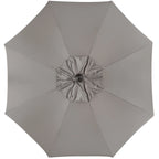 Safavieh Venice 9' Market Crank Tilt Patio Umbrella, Navy/White