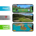 PHIGOLF Home Golf Game Simulator: Enjoy Interactive Golf with Motion Sensor & Swing Stick for Indoor & Outdoor Fun �C 38,000+ Courses Worldwide, Compatible with Android, iOS, App & E6 Connect