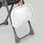 Chicco Polly Space-Saving Fold Easy Clean Highchair - Taupe (Beige). New