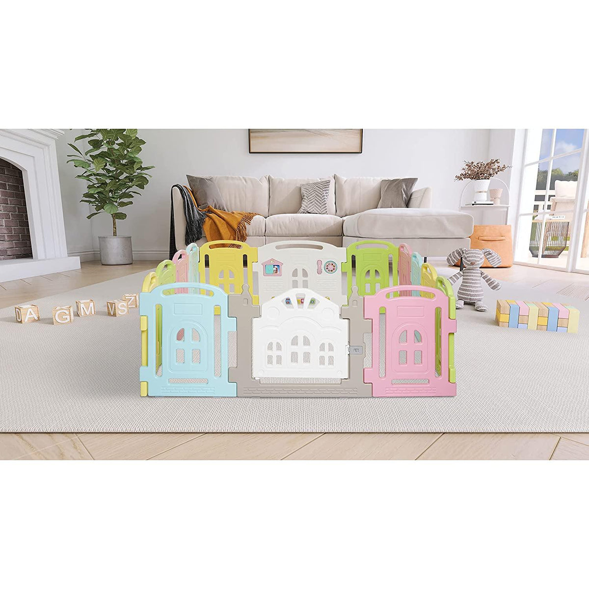 Dream On Me 14 Panel Groovy Play Center/ Playpen / Playard