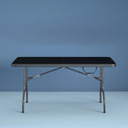 Cosco 6 Foot Centerfold Folding Table, Black
