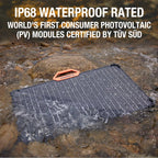 Jackery SolarSaga Solar Panel 80W, Dual-Sided Panels Enhanced Power Generation Efficiency of 25%, IP68 Waterproof and Dustproof, Compatible with all Jackery Power Stations, (Solar Panel Only)
