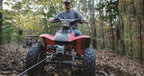 Ozark Trail 2500 lb 12V DC Electric ATV Winch with 50ft. Steel Rope Mounting Bracket, Black