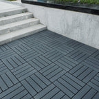 44PCS Plastic Interlocking Deck Tiles,Patio Deck Tiles,12"x12" Square Waterproof Outdoor