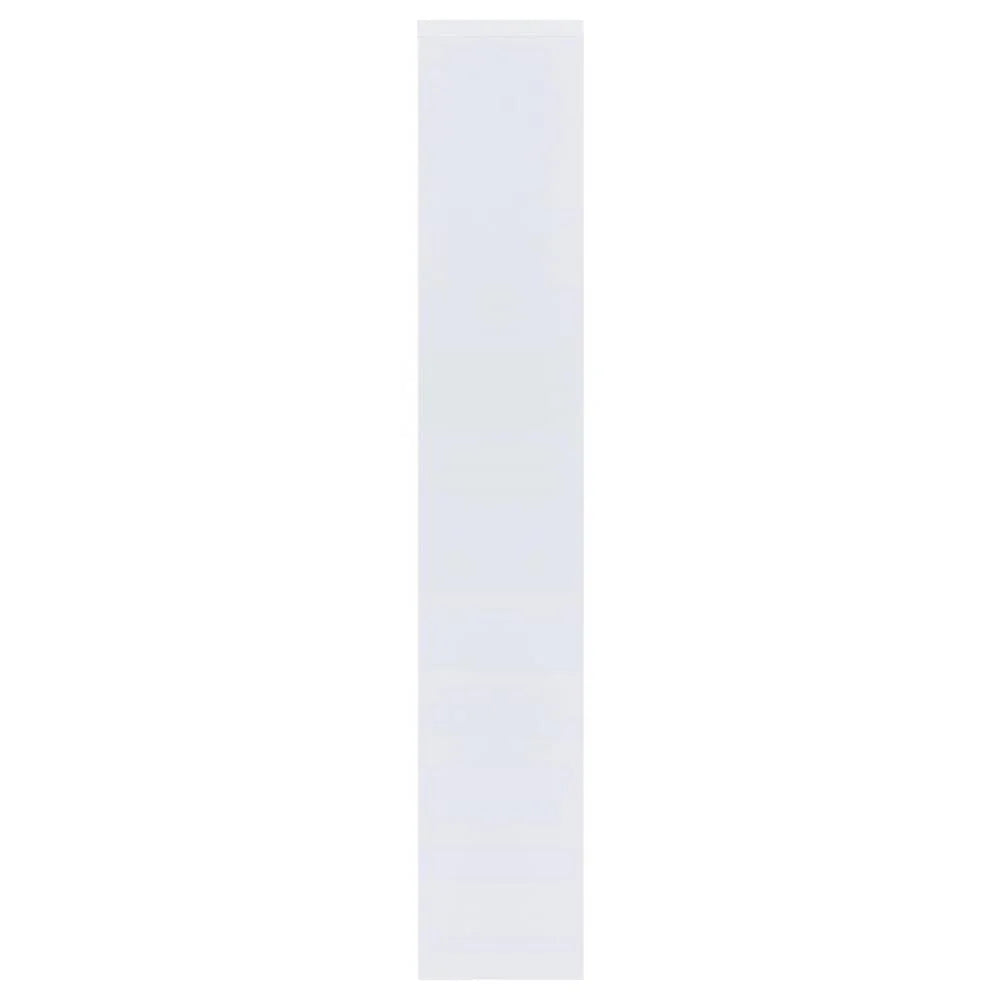 Coaster Company Interlocking 8 Shelf Wood White Bookcase for Home