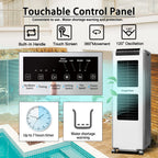 YougetTech 37'' Portable 3000CFM Evaporative Air Cooler