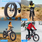Dual Motor PEAK 3000W Electric Bike for Adults,31mph 48V 23Ah Electric Bicycle,26" Fat Tire Mountain Bike UL2849