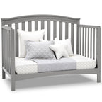 Delta Children Waverly 6-in-1 Convertible Baby Crib. Grey