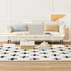 VDGPWA 32" Rectangle Waterfall Coffee Table, 0.6" Thick All Acrylic, Clear