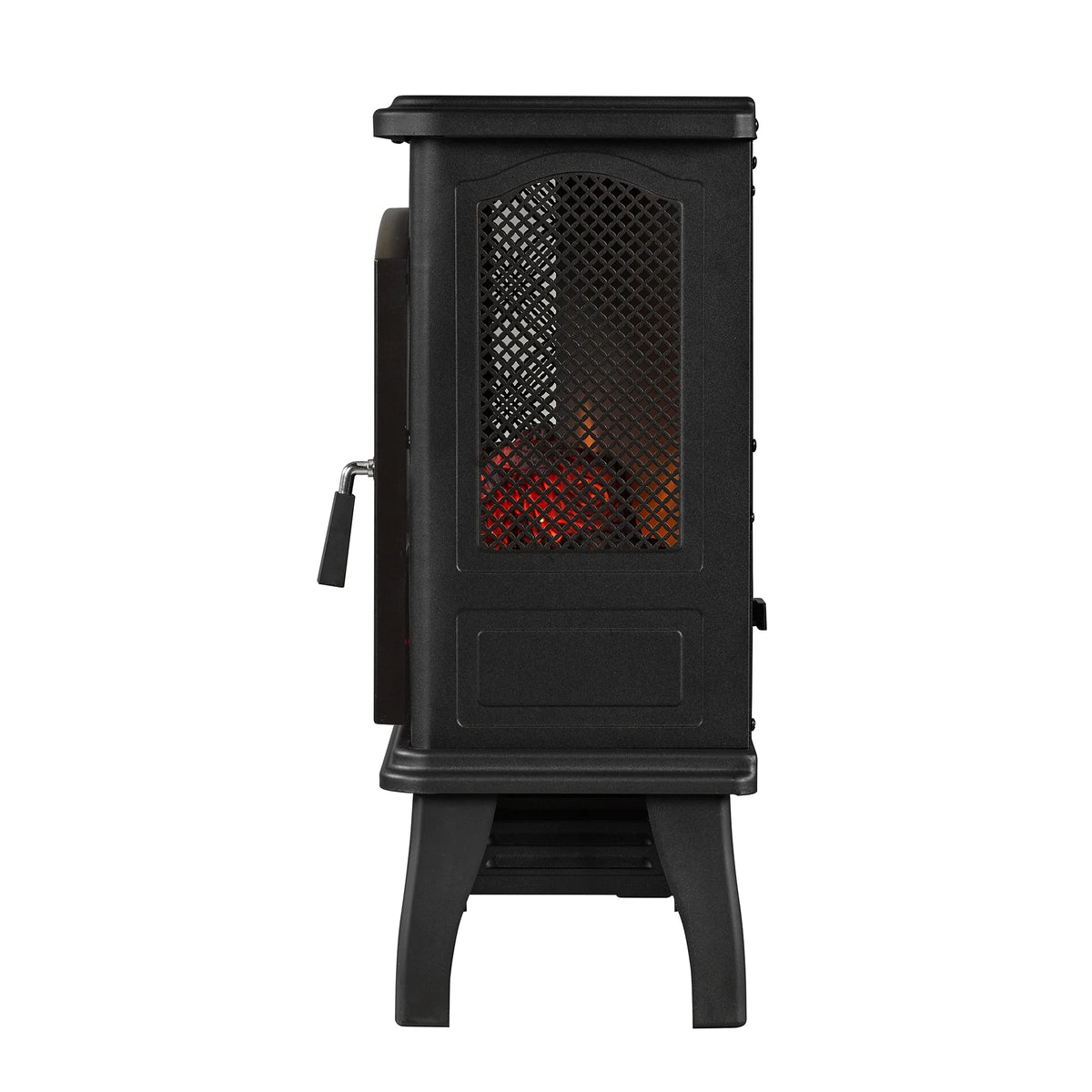 ClassicFlame 17.5"W Infrared Quartz Electric Stove Heater, Insignia Blue