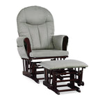Baby Relax Huntington Glider Rocker. Gray and Espresso